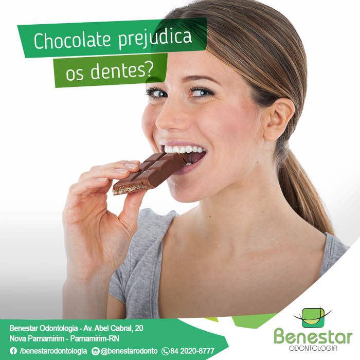 Chocolate prejudica os dentes?