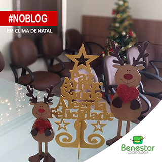 Natal decorado na Benestar