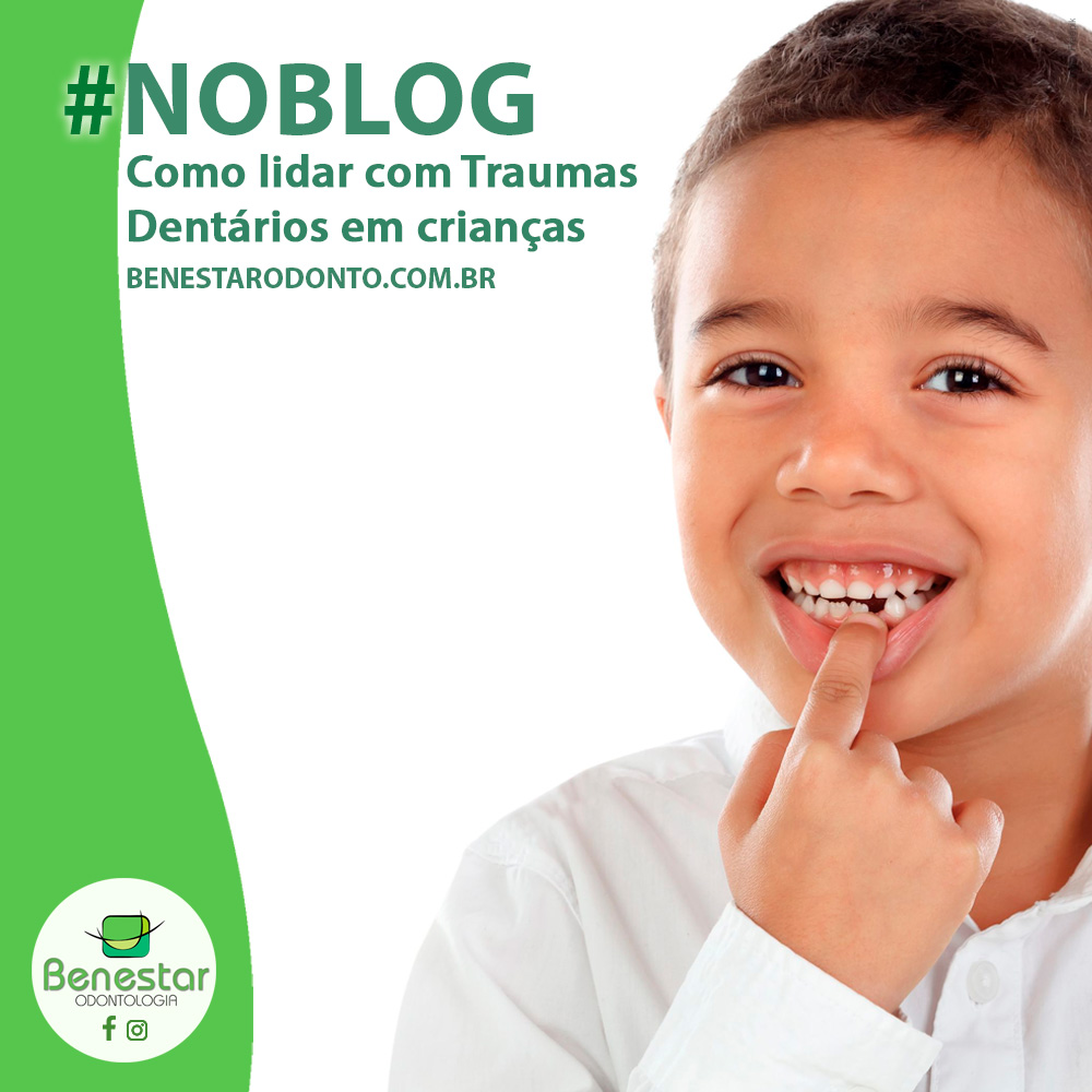 Como lidar com Traumas Dentários em crianças